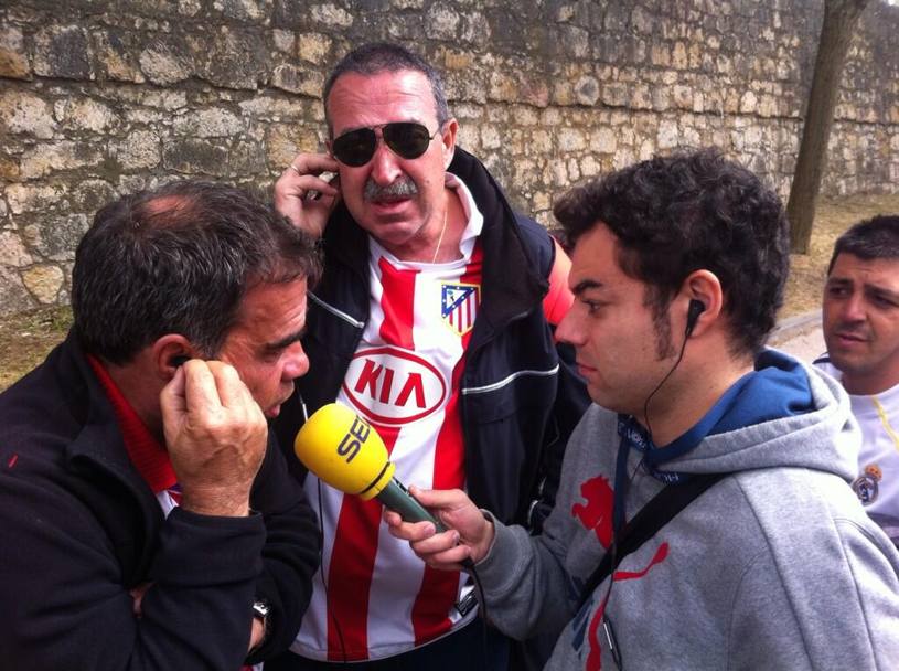 E poi c’ chi l’ha combinata grossa: questo tifoso dell’Atletico, intervistato da una radio spagnola, si  dimenticato il tagliando a Madrid!